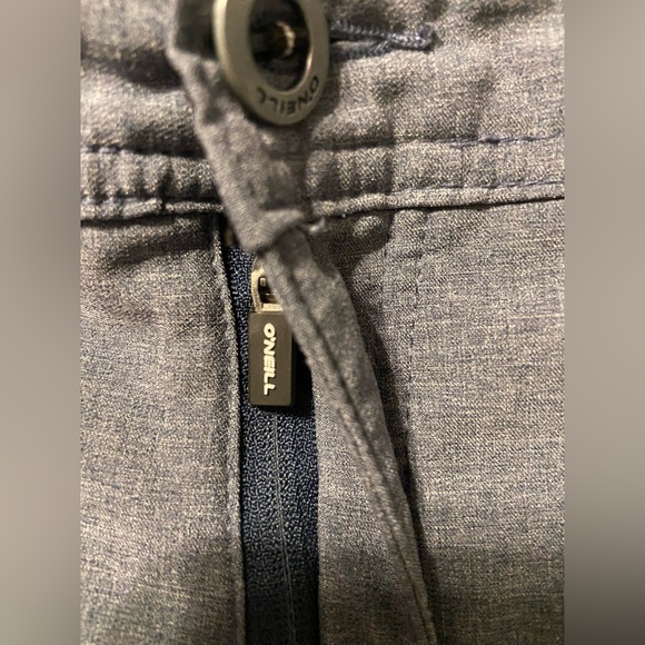 O'neill Reserve Slub Hybrid Shorts Men's 36 Gray Heather Hyperfreak Stretch - Picture 7 of 8